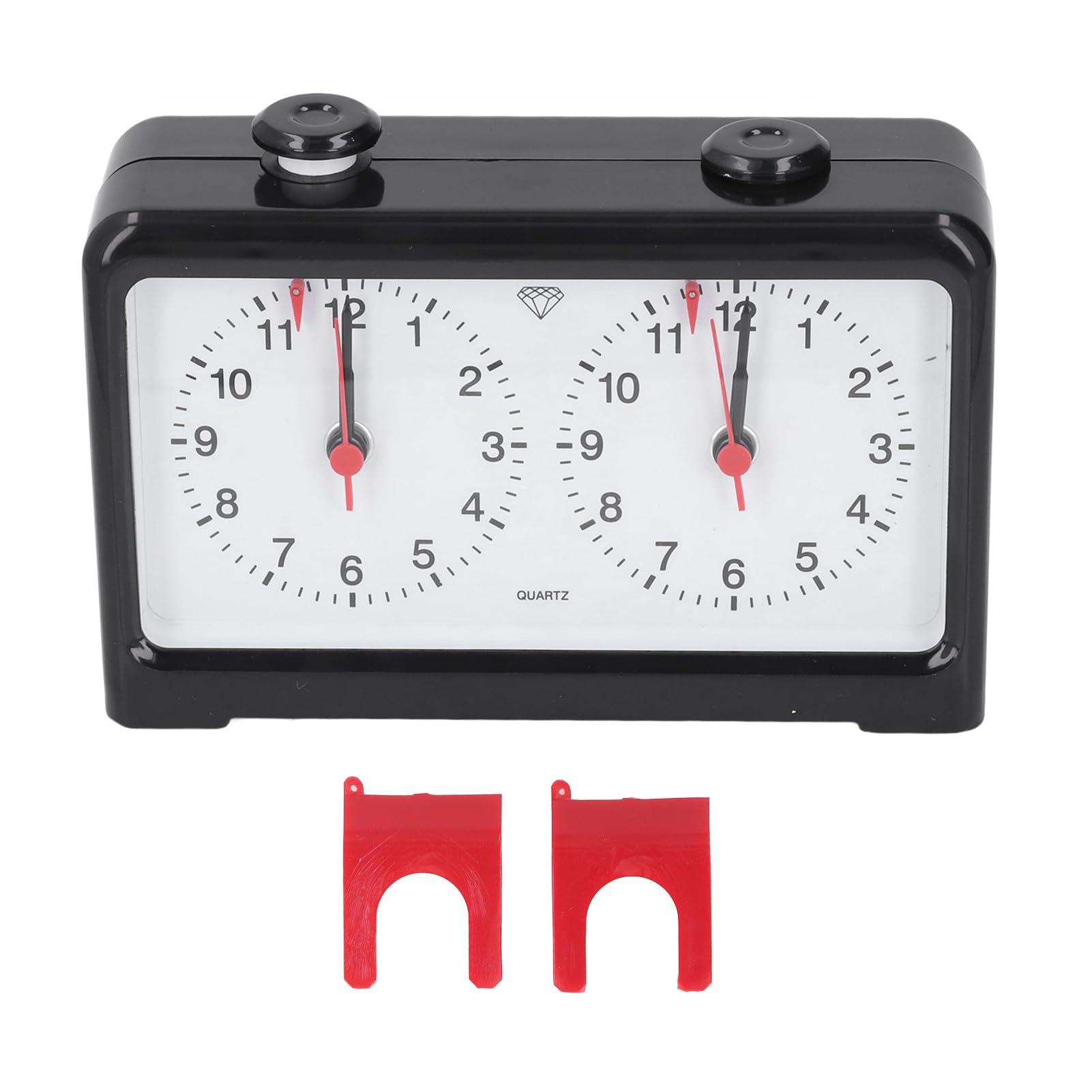 CHICIRIS Reloj Analógico con Temporizador de Cuarzo para Ajedrez con
