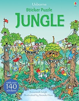 Sticker Puzzle Jungle - Book  of the Sticker Puzzles