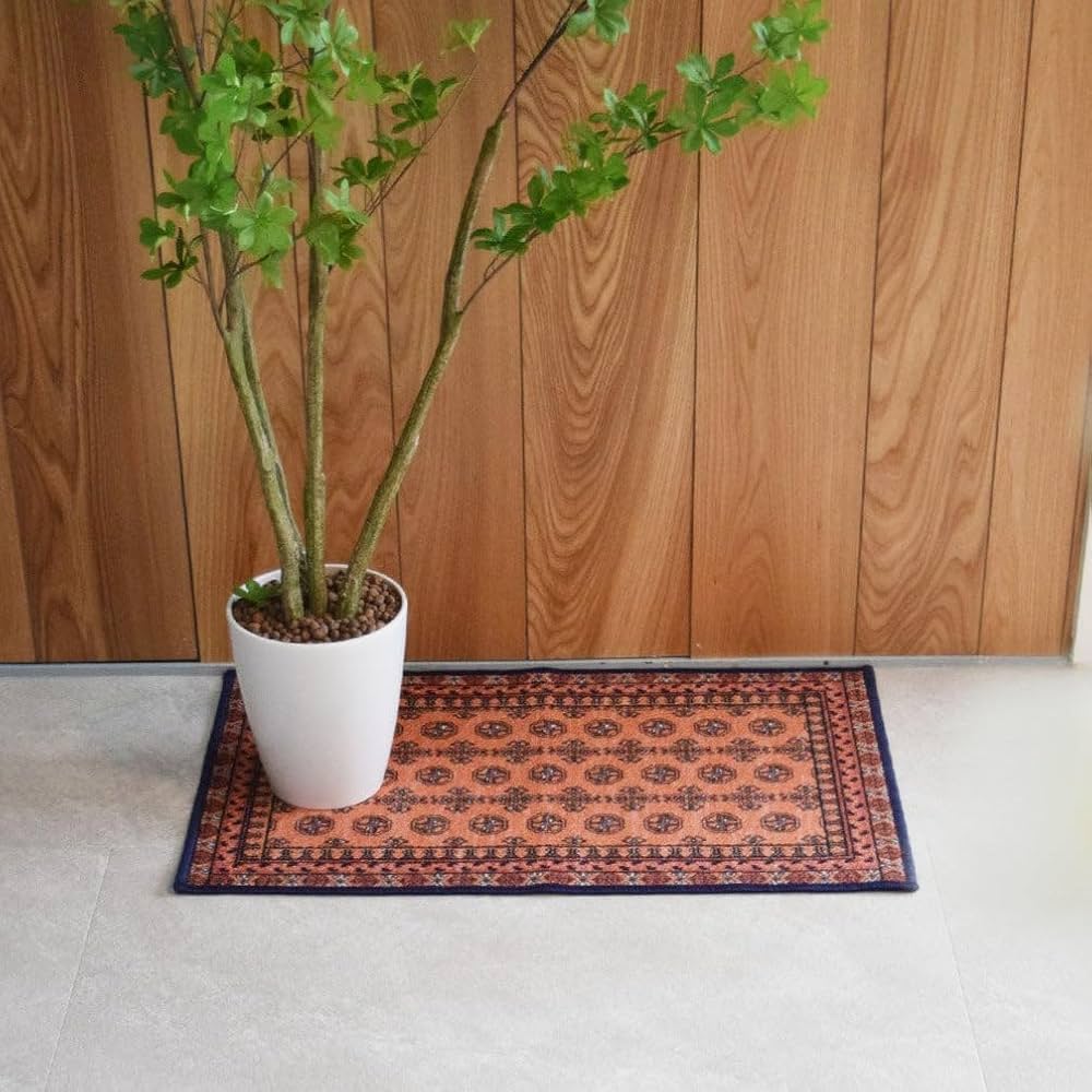 Amazon | TOCO LIFE ドラム式で洗える ヴィンテージ風ラグ