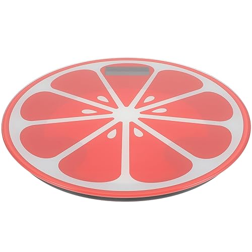 Báscula de peso digital portátil para uso humano, mini diseño lindo y construcción precisa y templada, pantalla roja, báscula de baño ligera para