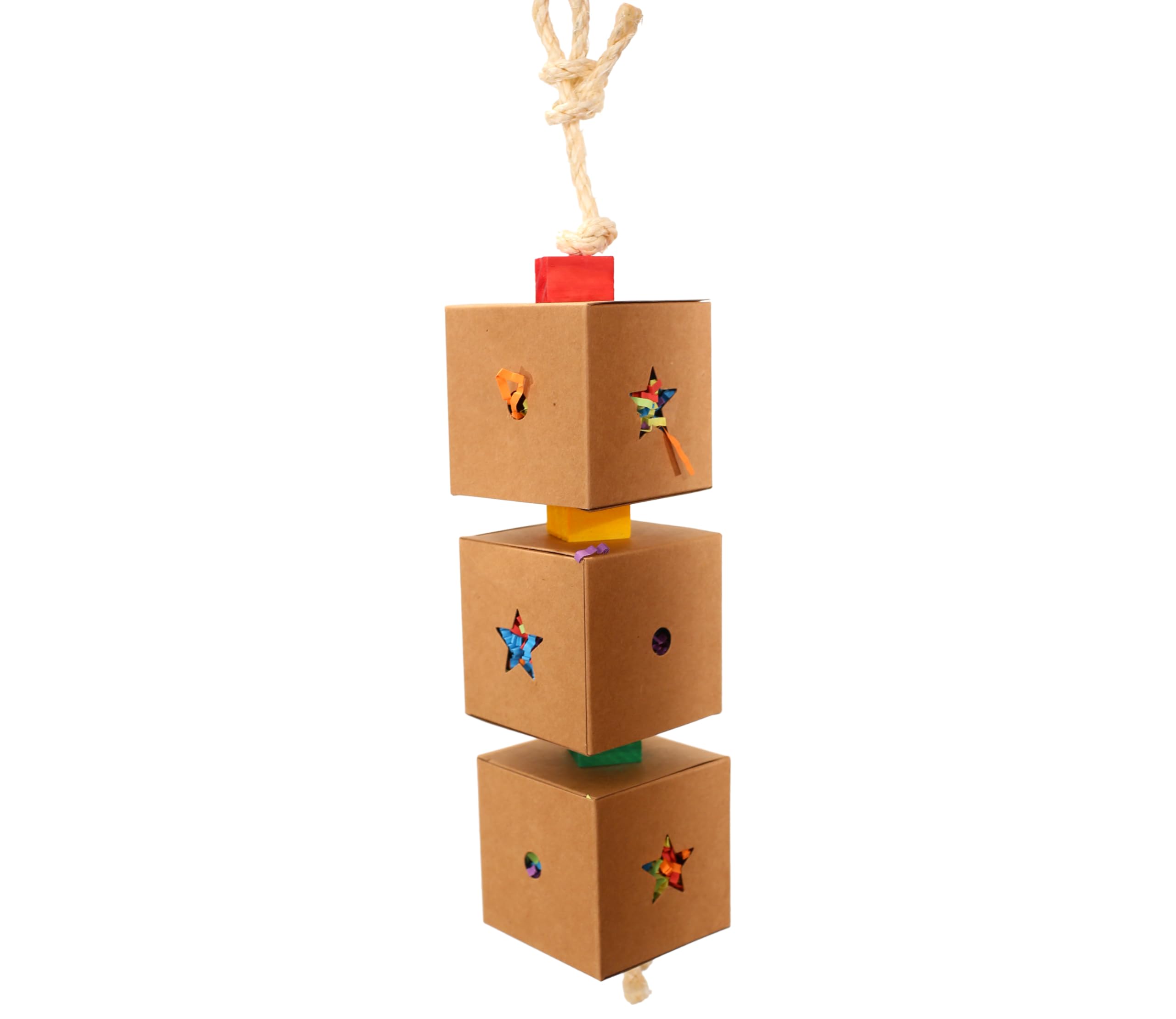Little Delivery - Medium Parrot Cardboard Boxes Foraging Toy - image 2