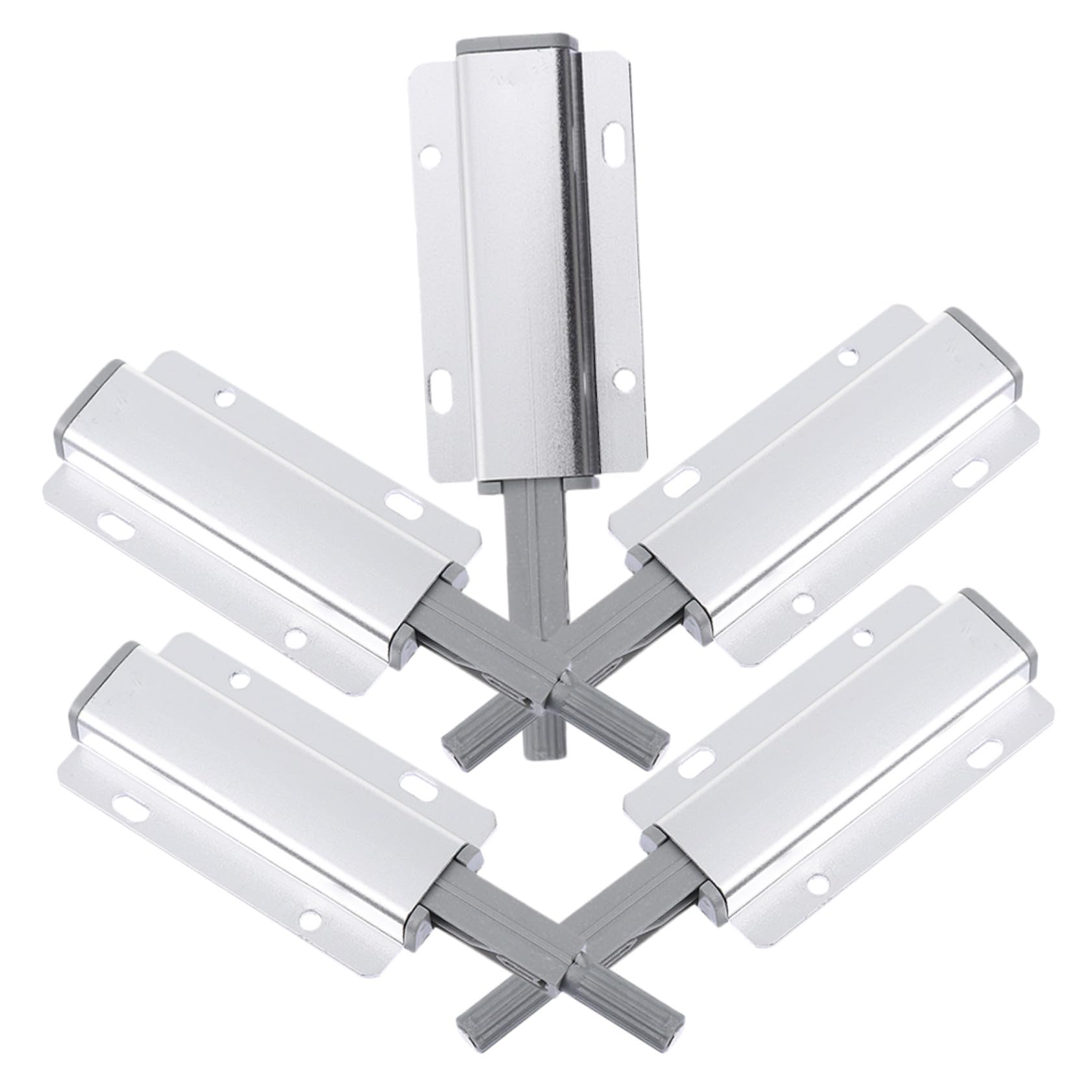 25 Piezas Unidades Pestillos para Puertas de Armario Cierre Push To Open con Integrado Duraderos y Seguros para Cocinas y Armarios Diseño Compacto y Resistente de Aluminio Color