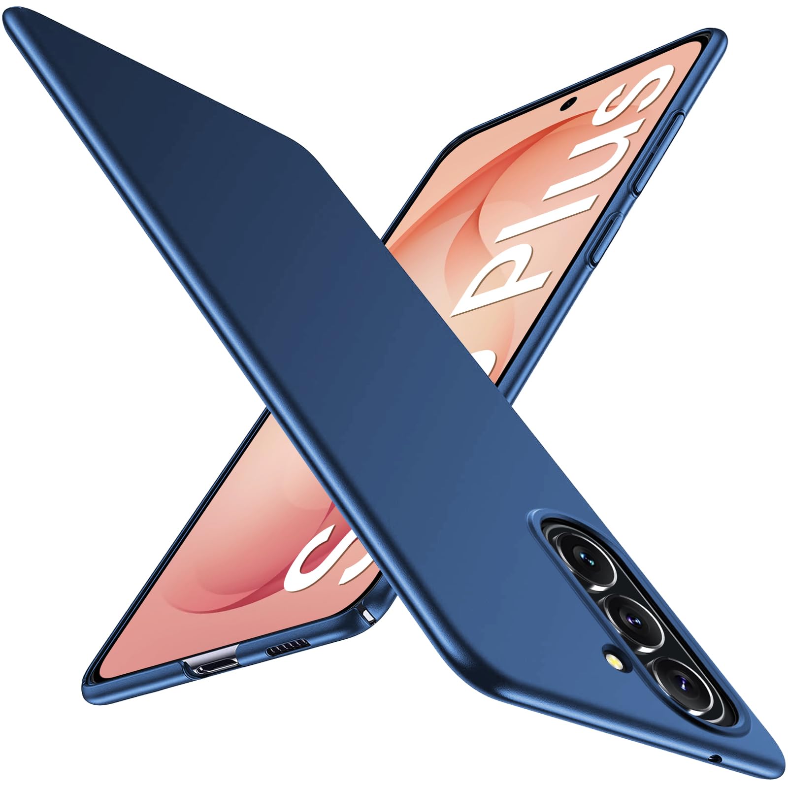 sqgylgl Ultra Dünn Hülle für Samsung Galaxy S26 Plus 5G, Extrem Dünn Matte Finish S26 Plus Handyhülle PC Schale Schutzhülle Ultra Slim Case, Elegant Stoßfest Cover für Samsung S26 Plus 5G (Blau)