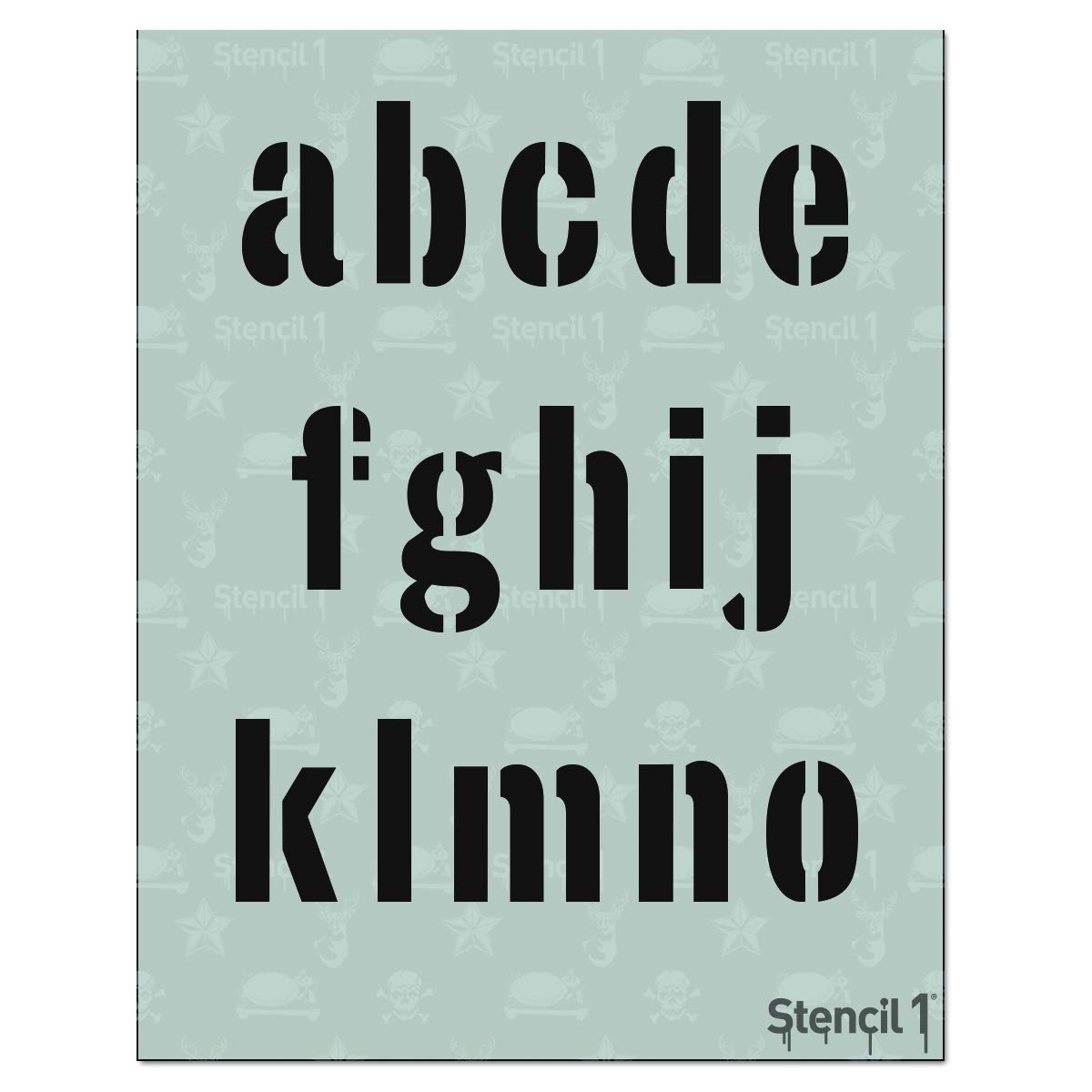 Amazon.co.jp: Stencil1 工業用フォントステンシル - 再利用可能な