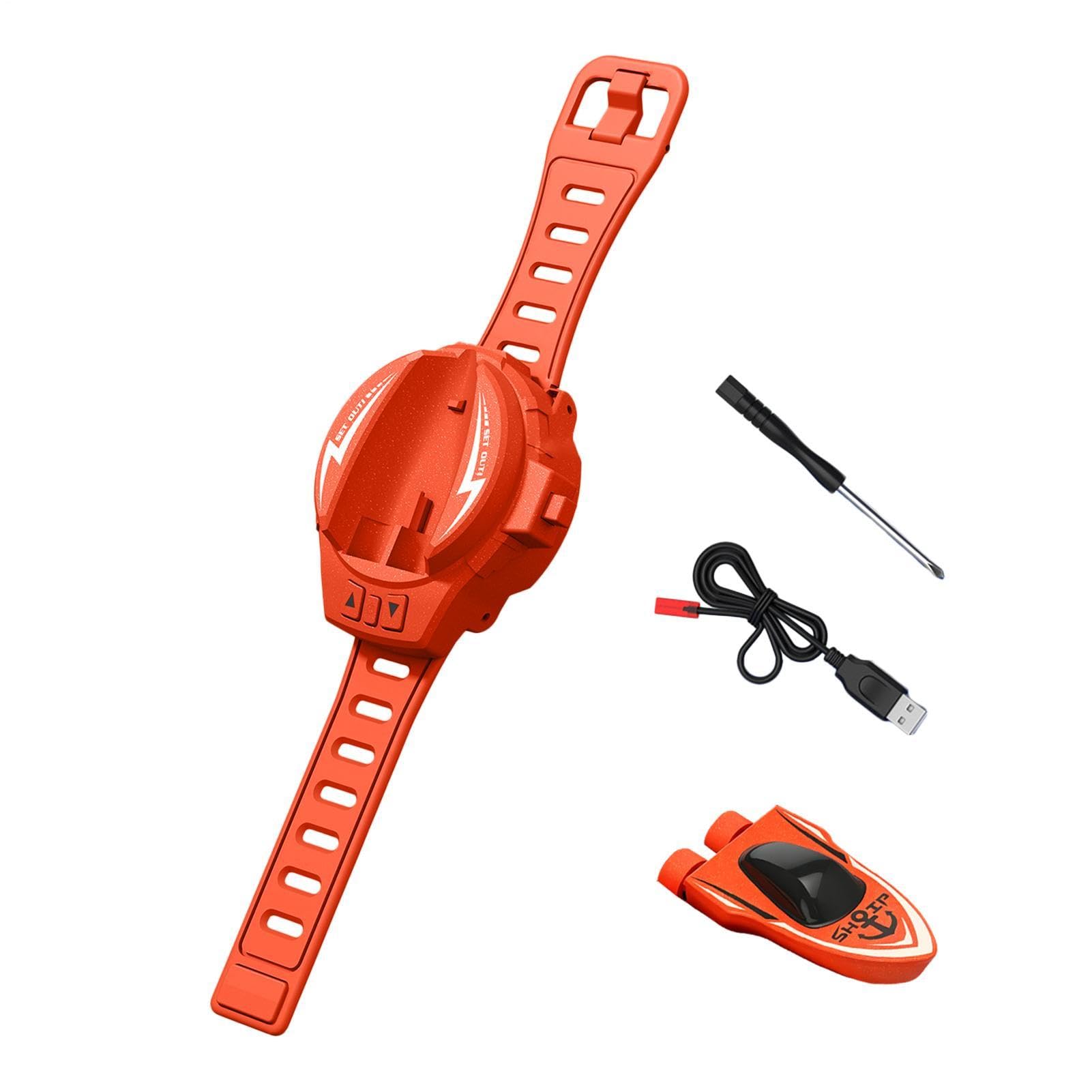 Mini bateau électrique 2.4Ghz rechargeable pour piscine et extérieur - 8