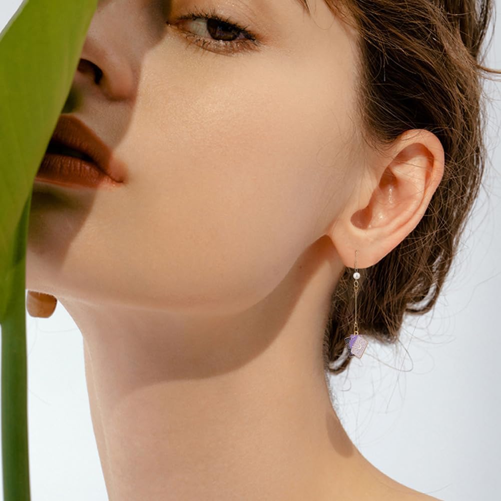 DICOSMETIC 18Pcs 3 Styles Tarot Charms Bulk Alloy Eanaml Tarot Card Charm Magic Card Pendant Arcana Divination Pendant Good Luck Amulet Charms Metal Charm with Sun Moon Pattern for Jewelry Making - Image 6