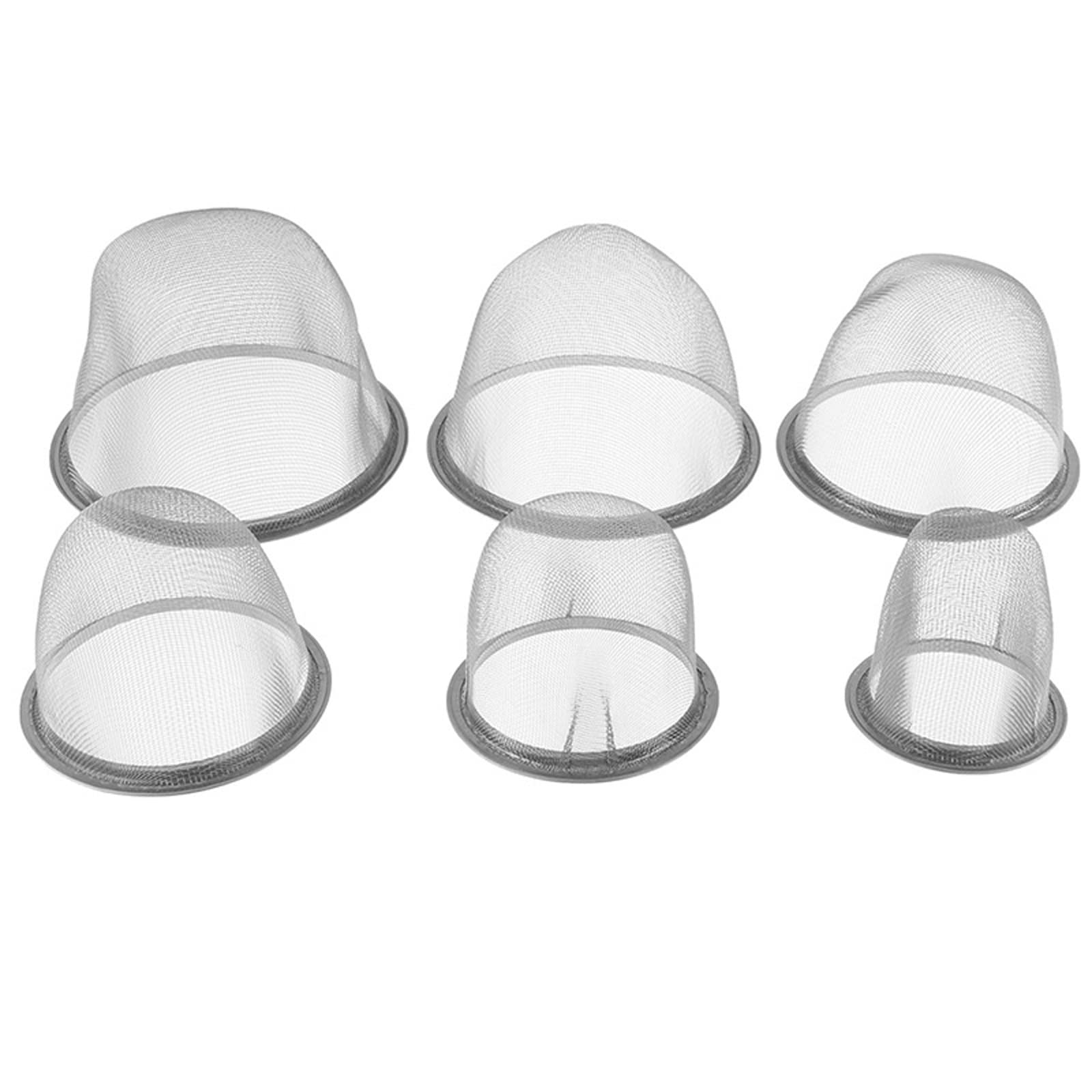 Colador de té reutilizable de malla de acero inoxidable de 5 a 9,5 cm, infusor de té, tetera, filtro de especias y hojas de té, accesorios de cocina, diámetro (F)