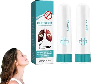Breathe Free Quit Stick, Breathefree Quitstick, Aromatherapy Inhaler, Quit Smoking Inhaler Stick, Easy to Use Inhaler, Help Balance Emotions and Improve Mood That (2pcs)