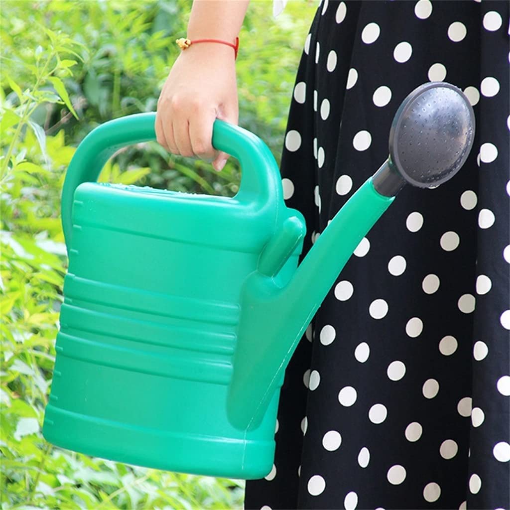Garten-Gießkanne mit langem Mundgriff, großes Fassungsvermögen, 5/8 l, Bewässerungskessel, Sprinkler für Innen- und Außenbereich, Blumenpflanzen (Größe: 8L) (5L)