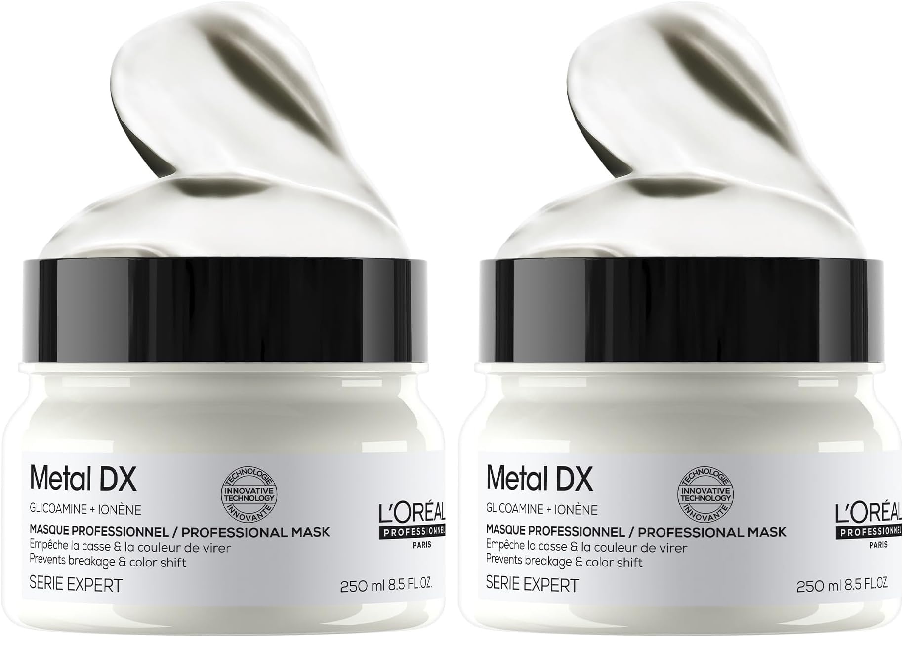 L’Oréal Professionnel Metal DX Anti-Deposit Protector Hair Mask - 250ml | Professional Mask for Less Breakage, Get Strong & Shiny Hair | With Glicoamine | For Men & Women (Pack of 2)-picture-40