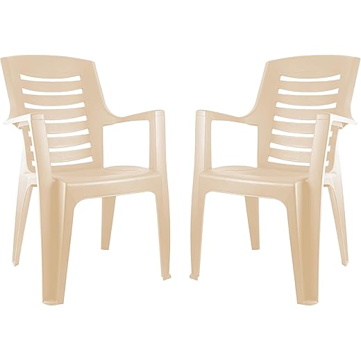 CELLO Ultra Chair Set of 2, Matte Beige
