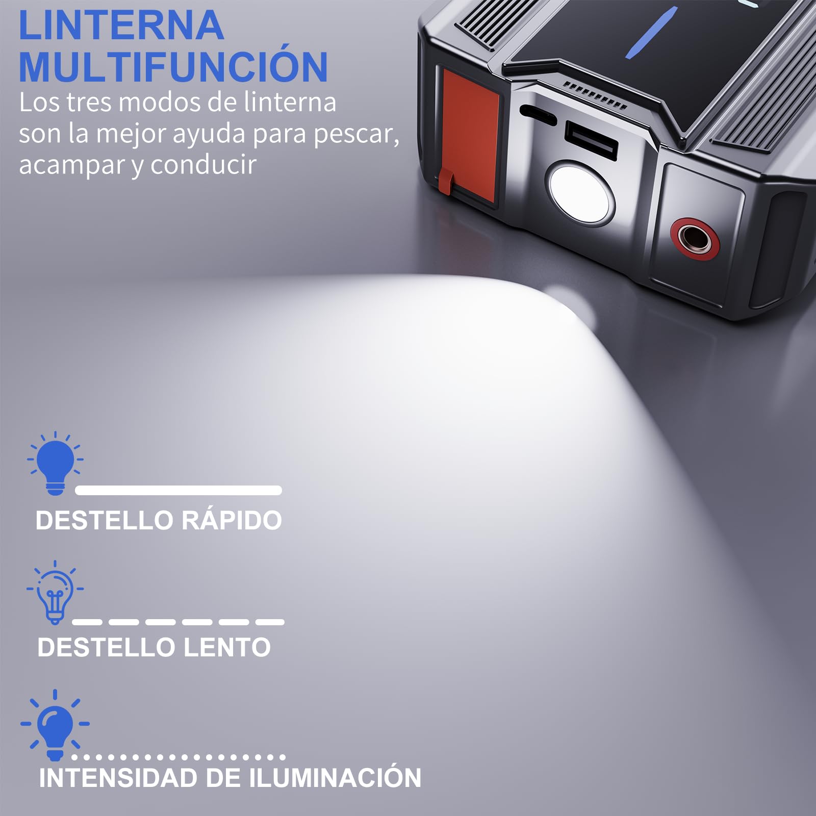 Avviatore Batteria Auto 4000A,Avviatore Emergenza per Auto12V con LCD, Booster Avviamento con Compressore 150PSI (per 7.0L GAS e 5.5L DIESEL),Jump Starter 65W Carica Rapida, Torcia a LED