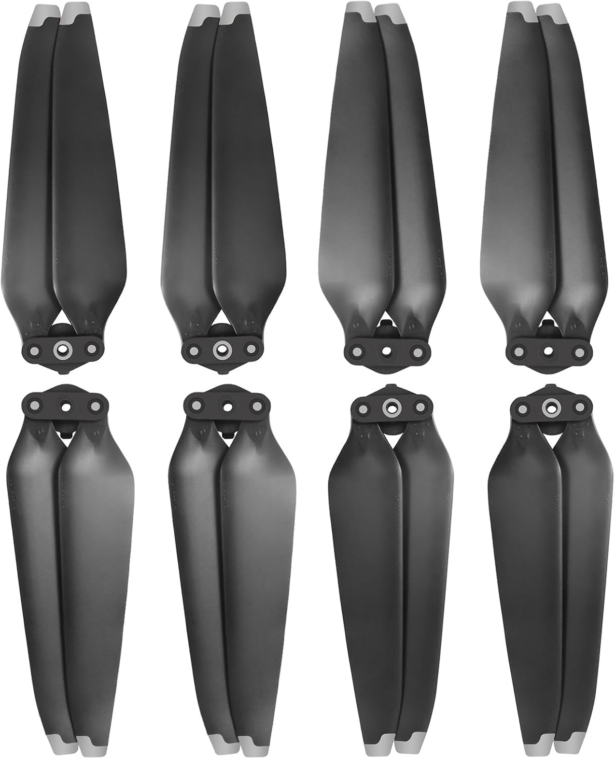 8 Pack Mavic 3 Series Propellers Low Noise Blades Replacement Prop for DJI Mavic 3/Mavic 3 Pro/Mavic 3 Cine Drone Spare Accessories Silver Tips