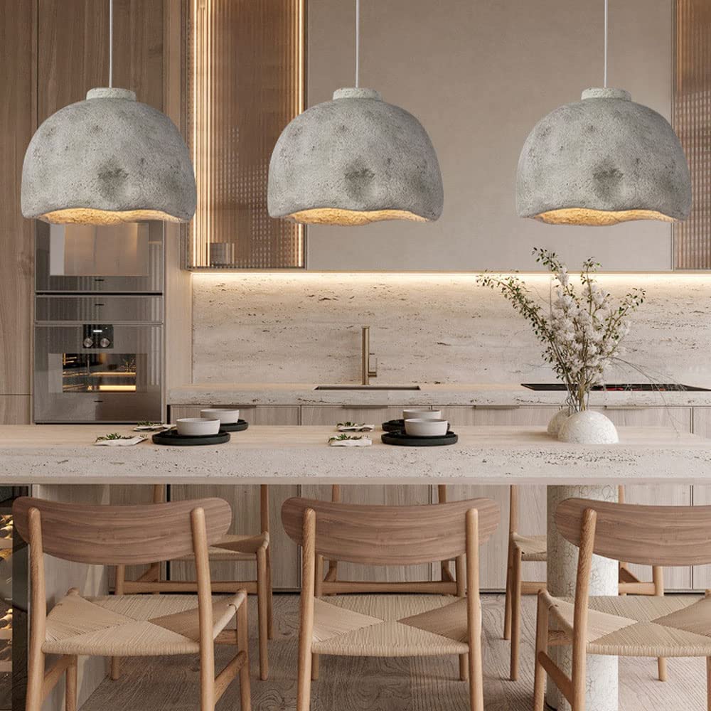 Lámpara Colgante De Resina WABI-sabi De Simplicidad Nórdica, Lámpara Colgante De Restaurante De