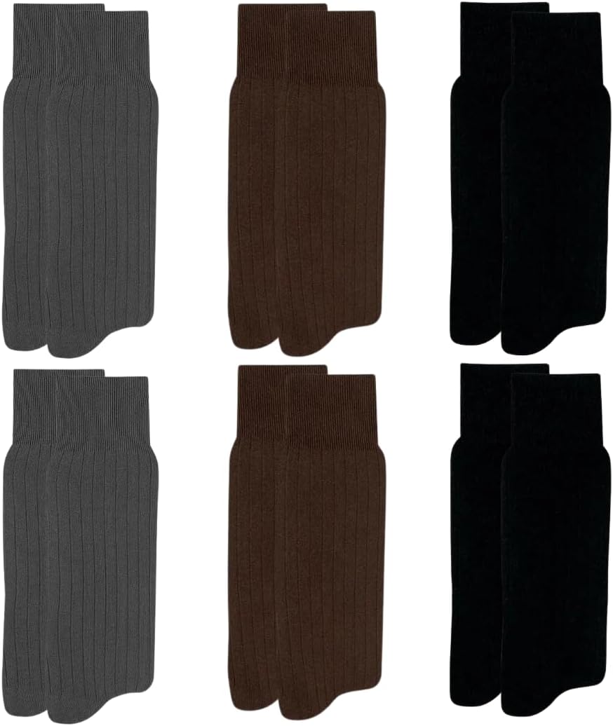 Kit 06 Meia Social Mash Poliamida Cano Longo Canelada
