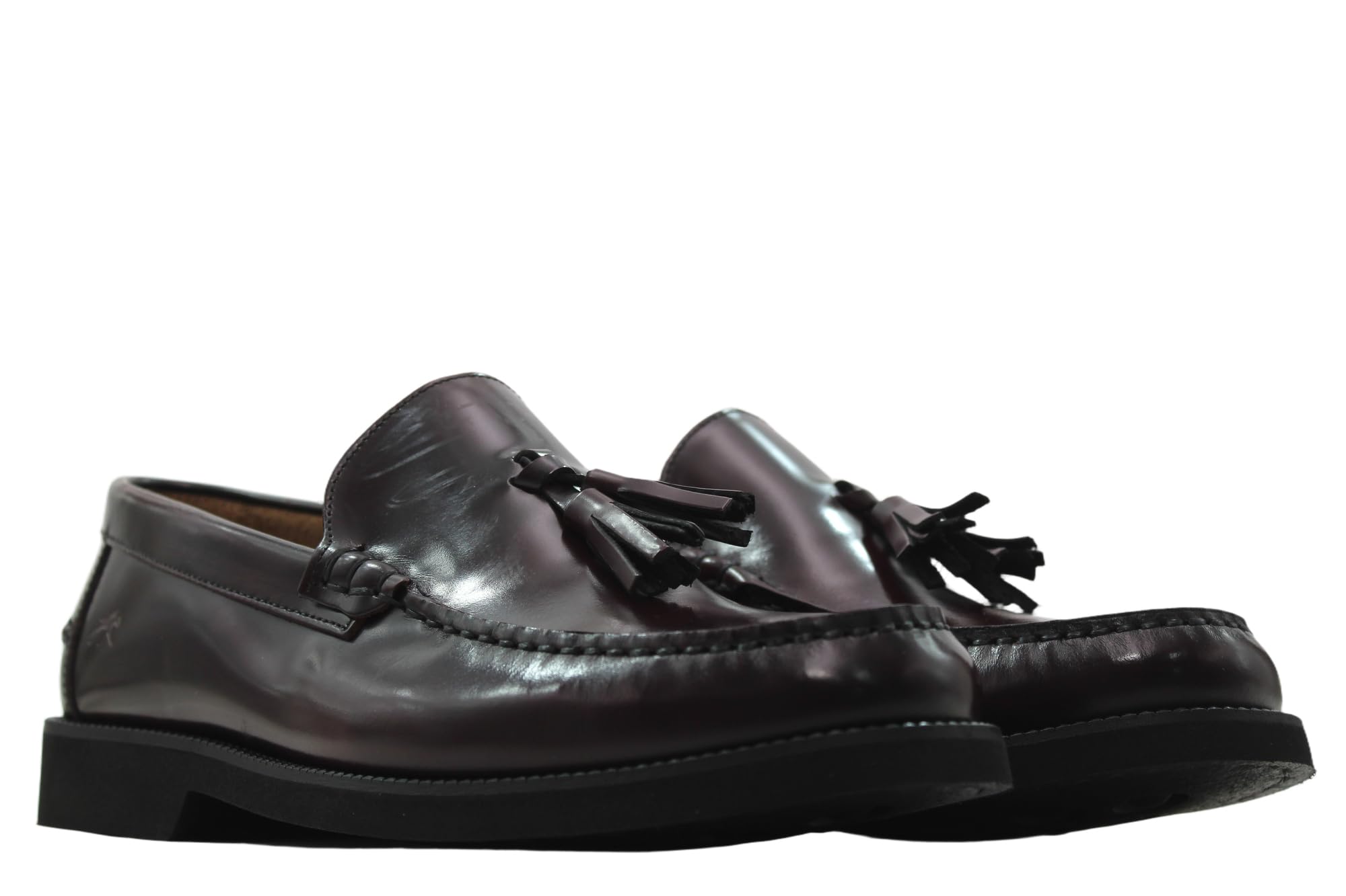 FLUCHOS - Mocasín Castellano de Piel, borlas, Plantilla extraíble, Suela Goma extralight, para: Hombre