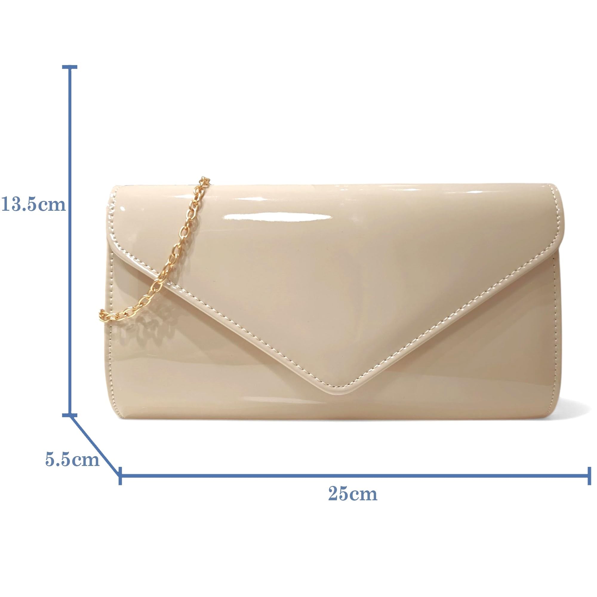 fi9 Bolso de mano de cuero para novia, boda, noche, fiesta, bolso de mano, medium