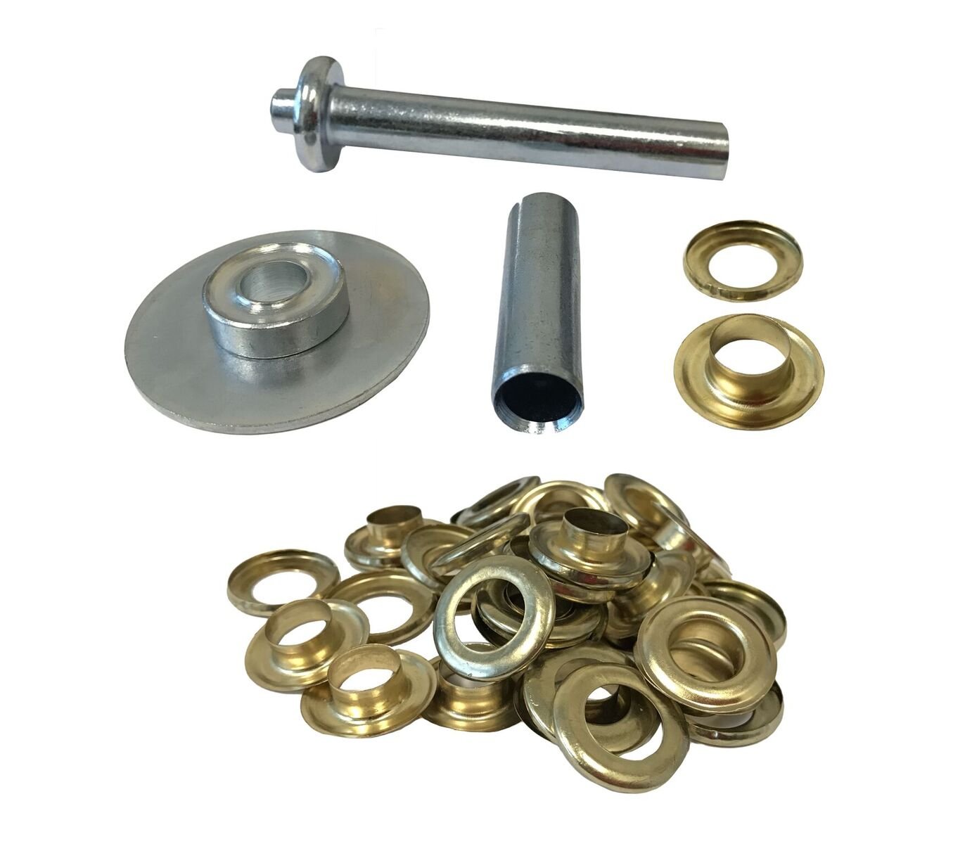 EZ Travel Collection Tarp Grommet Installation Tool with Grommets (30 Grommets Included)