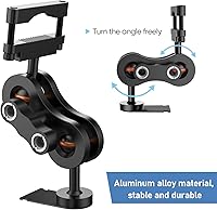 Vista 3 de Soporte para espejo retrovisor de radar, soporte de montaje en radar de espejo retrovisor de automóvil, camión, montaje de varilla de aluminio