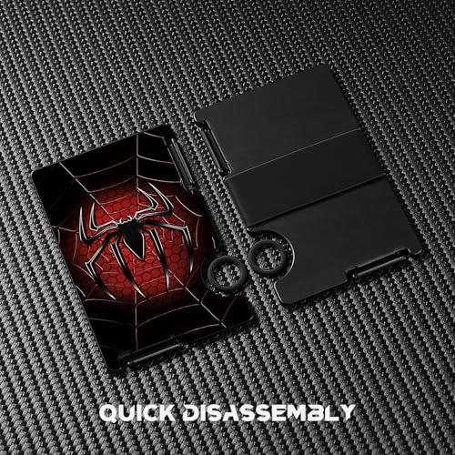 Gifts for Teenage Boys, Spider Wallet for Teen, Cool Teenager Youth Gifts Birthday Christmas, Minimalist Card Holder with Cash Strap, Slim Front Pocket Metal Wallet3