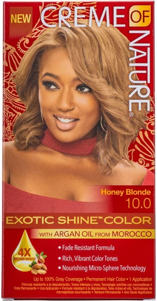 Cream Of Nature Color #10.0 Honey Blonde Exotic Shine