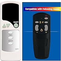 Vista 1 de Repuesto para calentador de chimenea Ivation Control remoto WS-G-01 IVAWM50FPB