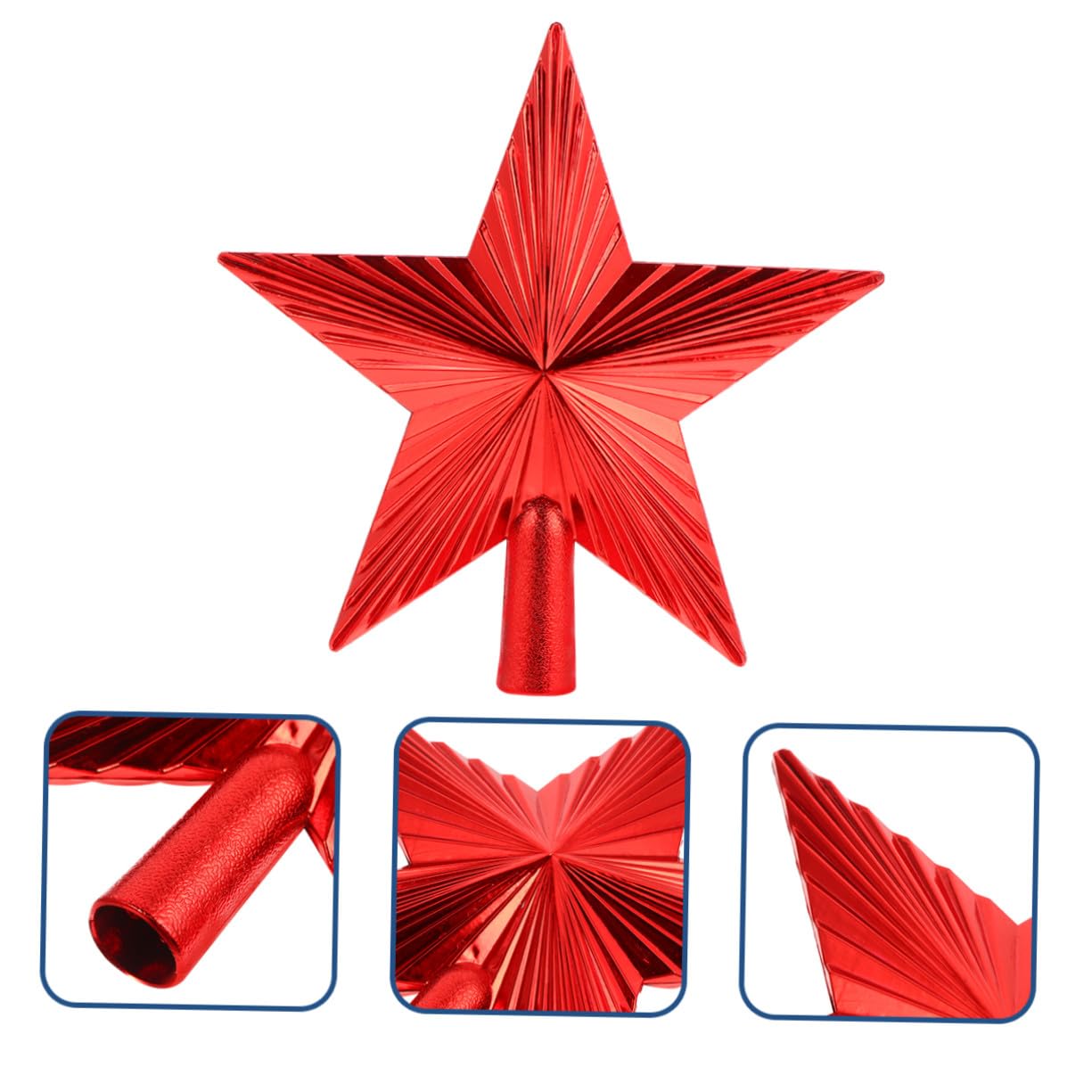 2pièces Étoile De Sapin De Noël Pendentif Étoile à Cinq Branches Pentagramme Artisanal Lot