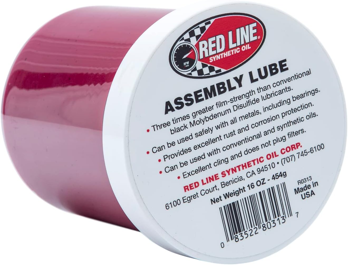 Red Line 80313 Assembly Lube, 16 Ounce Jar