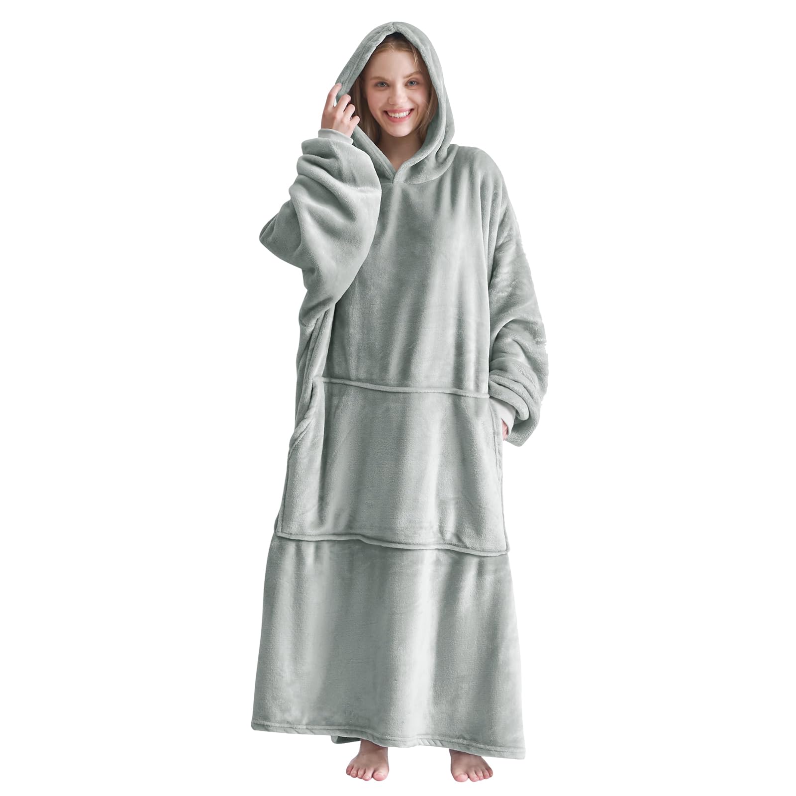 Good Nite Wearable Blanket Oodies for Women - Oversized Blanket Hoodie, Soft Warm Snuggle Hoodie, Perfect for Family Friends on Christmas Birthday Valentine's Day