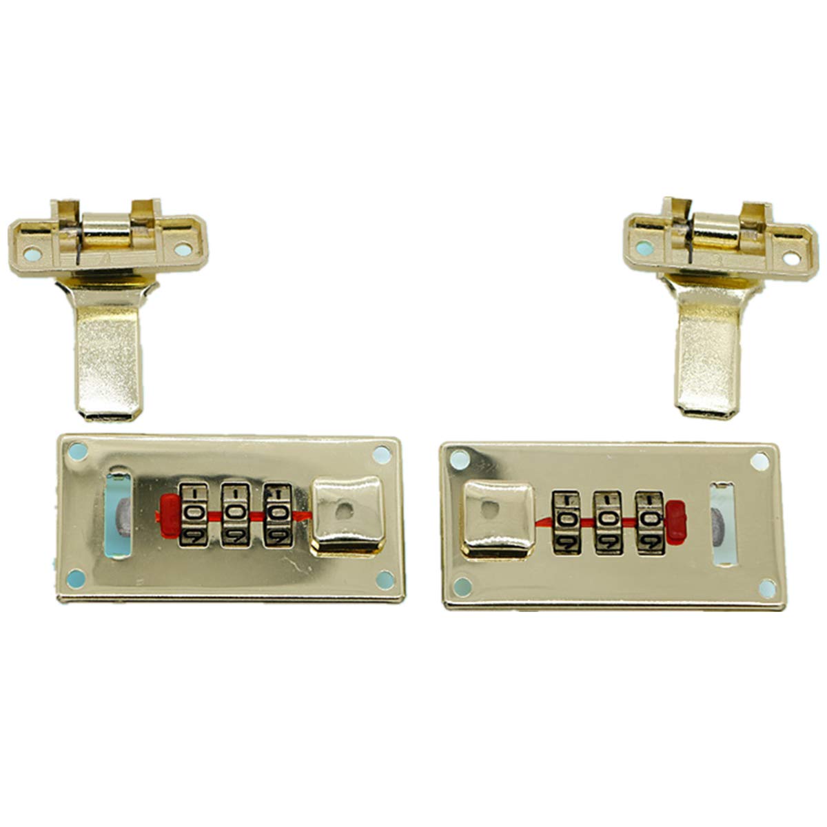 Set of A Pair P088#(DL) Password Lock Replacement suitcases/Luggage Lock for Suitcase Pull Rod Box Trunk Box DIY