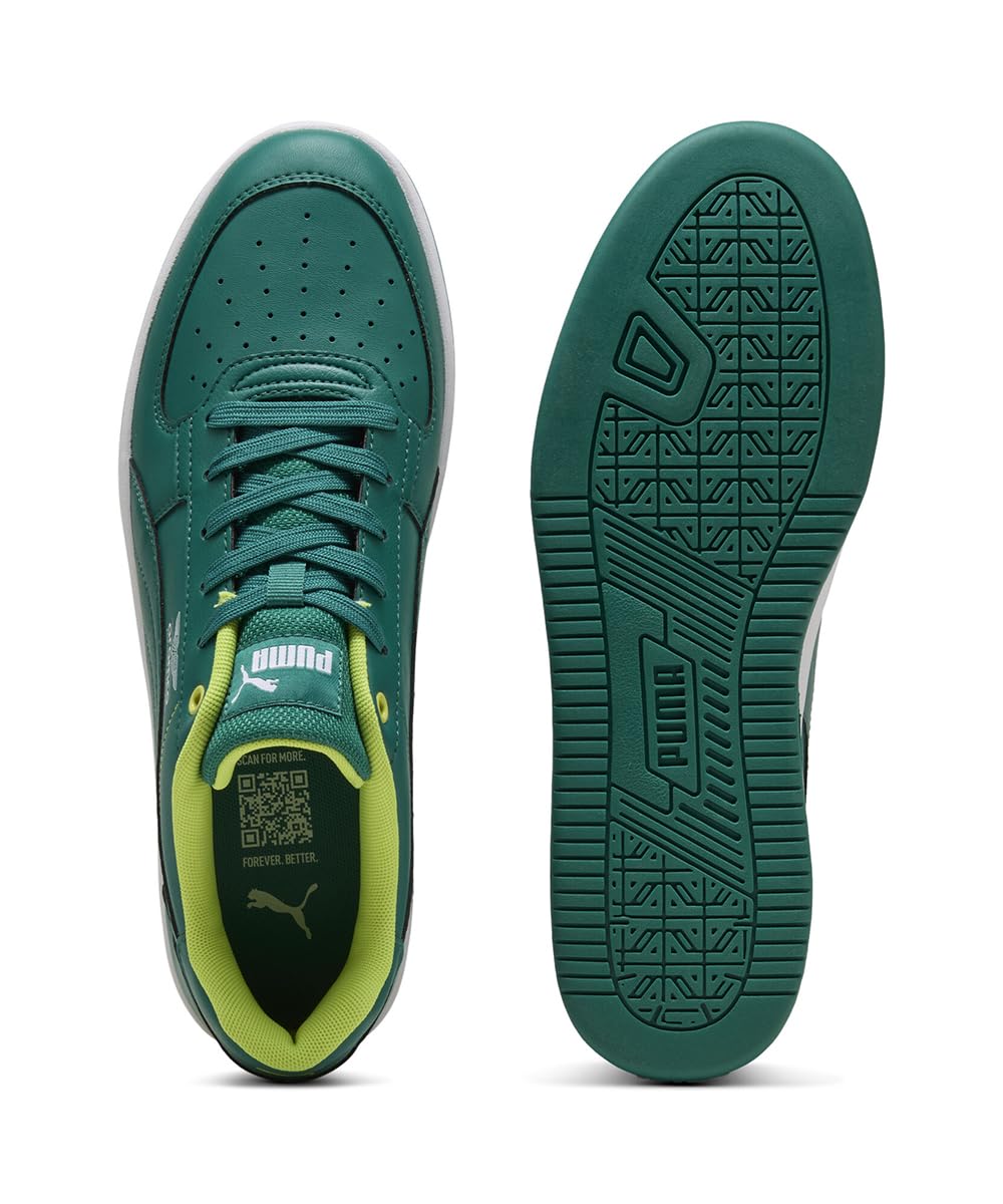 PUMA Erwachsene x Aston Martin ARAMCO F1® Team Caven 2.0 Sneakers 42, White Lime Shimmer Green