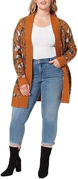 Jessica Simpson Women's Meghan Open Front Cardigan Sweater