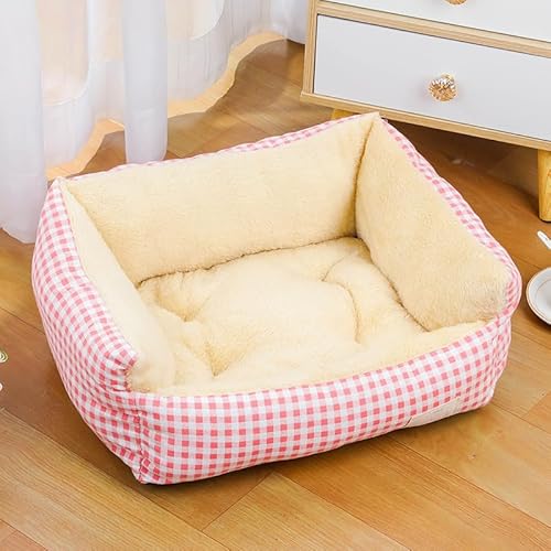 ペットマット 犬ベッド ペットベッド 暖かい マット ケージ用 大きい 両面使用 滑り落ち防止 ハンモック 四隅紐付き 頑丈 丈夫 多機能 犬 猫 小動物 洗える ふわふわ ソファ 可愛い 柔らか 通年 (C,XS)