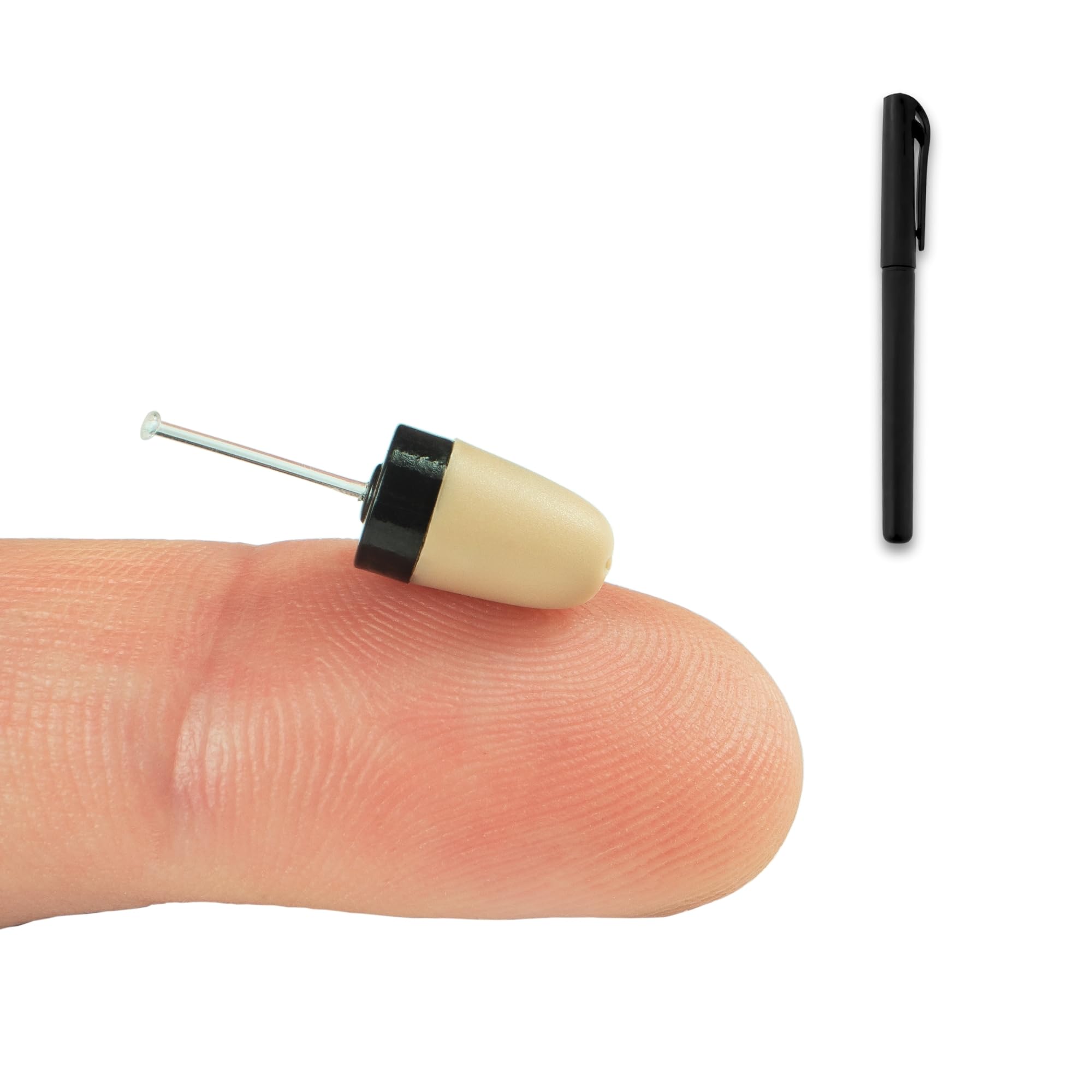 PingaOculto SpionageKopfhörer Bluetooth Prüfung Mini VIP Pro Unsichtbare Kopfhörer für Handy mit Mikrofon - Unsichtbar Ohrhörer Kabellos Headset Ear (Spy Earpiece VIP Pro Supermini Stift Bluetooth)