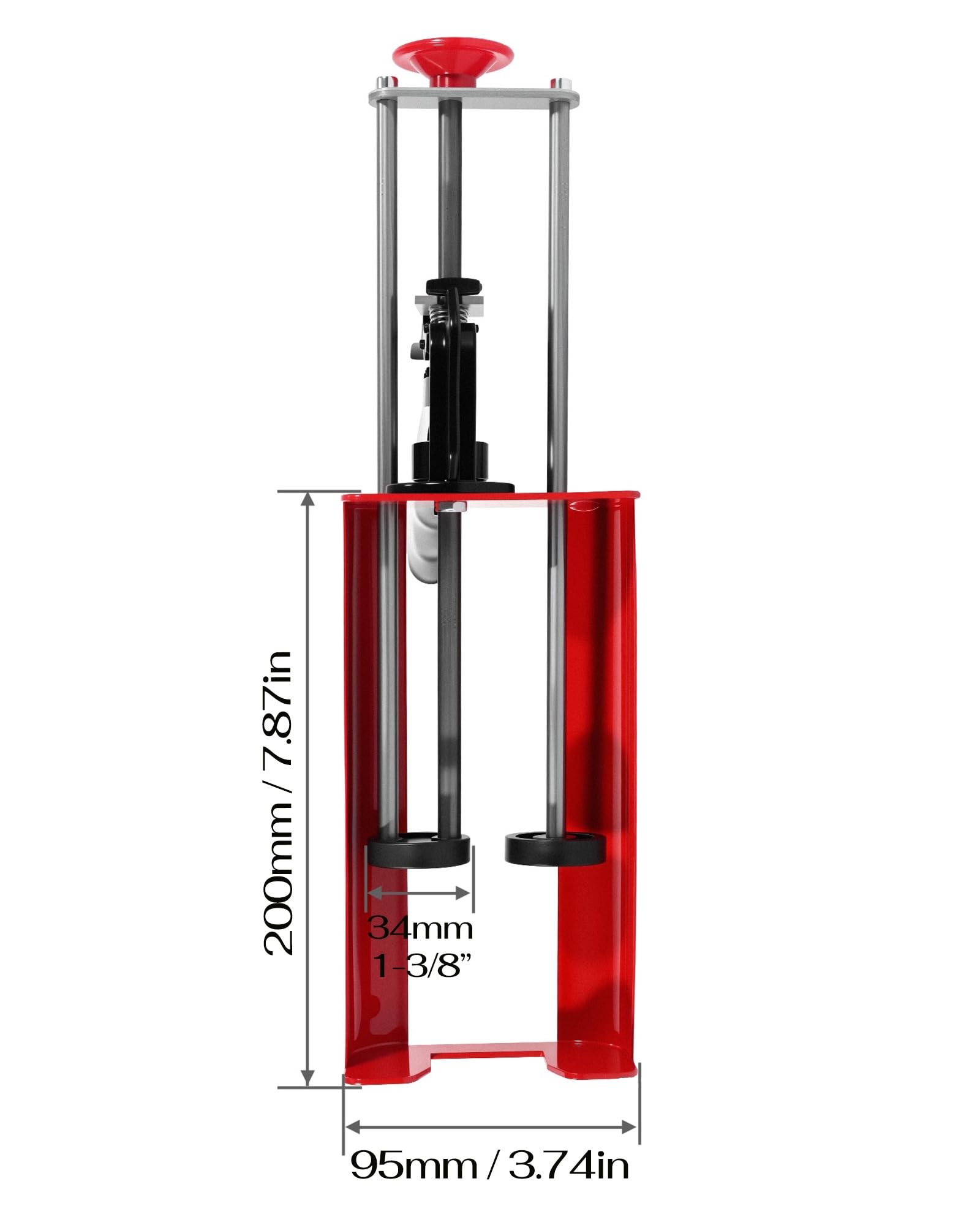 Pistola de calafateo de doble componente, para 400 ml/399.2 ml (relación de mezcla 1:1), pistola epoxi adhesiva de unión de panel, pistola de calafateo de silicona de doble componente que ahorra mano