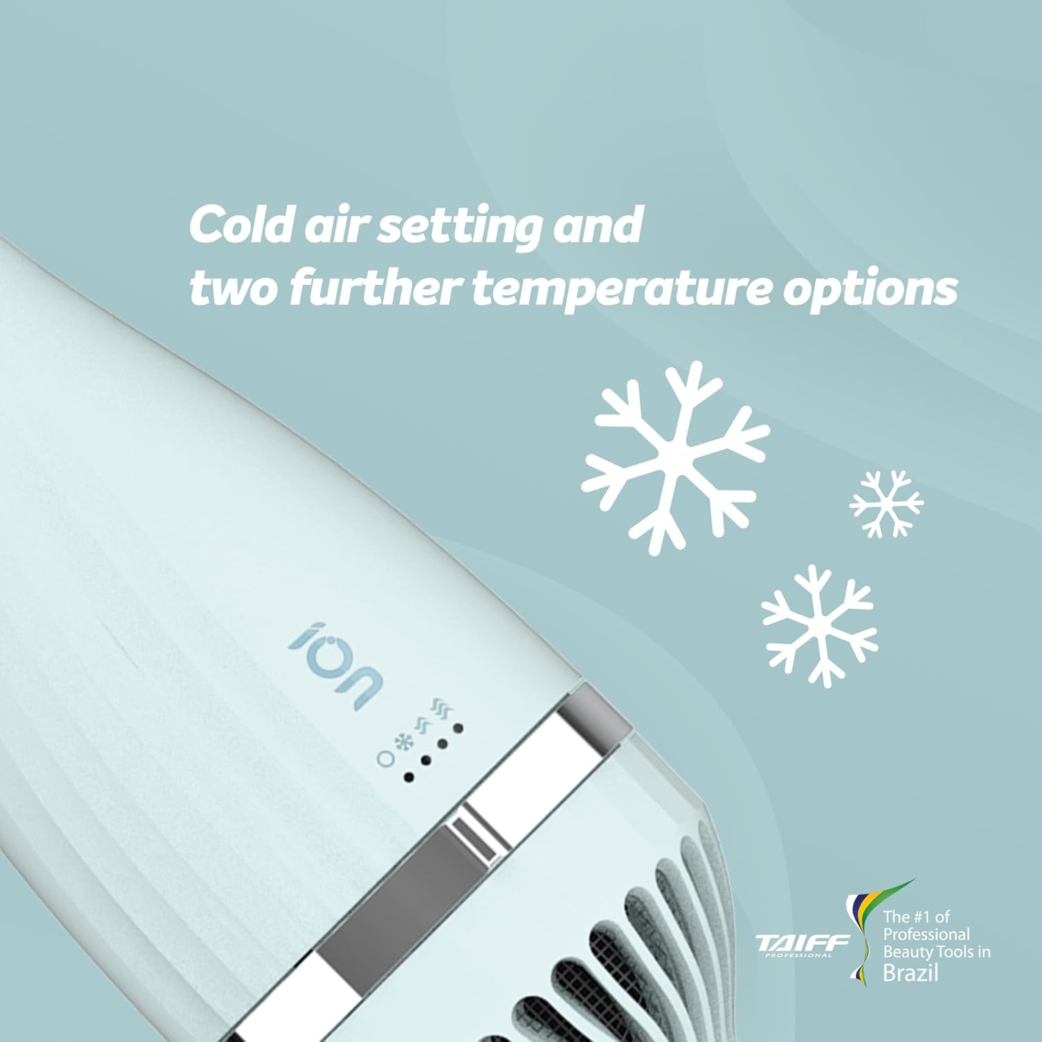 TAIFF Tourmaline Blow Dryer Brush - 1200W Ionic Thermal Brush with Removable Head - Portable Hair Dryer | Straightener & Curling Brush | Hot Air Brush for Blowouts & Frizz Control