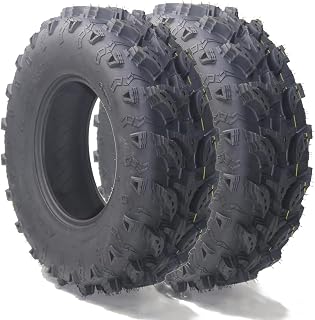 Set of 2 Amenitlif 26x10-12 All Terrain ATV UTV Tire 26x10x12 Tubeless Sport Tires 6-Ply Rated, Perfect for Sand, Mud, Snow, QD-168