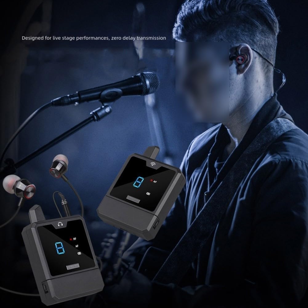 Drahtloses In-Ear-Monitor-Set mit Rauschunterdrückung(1 to 1)