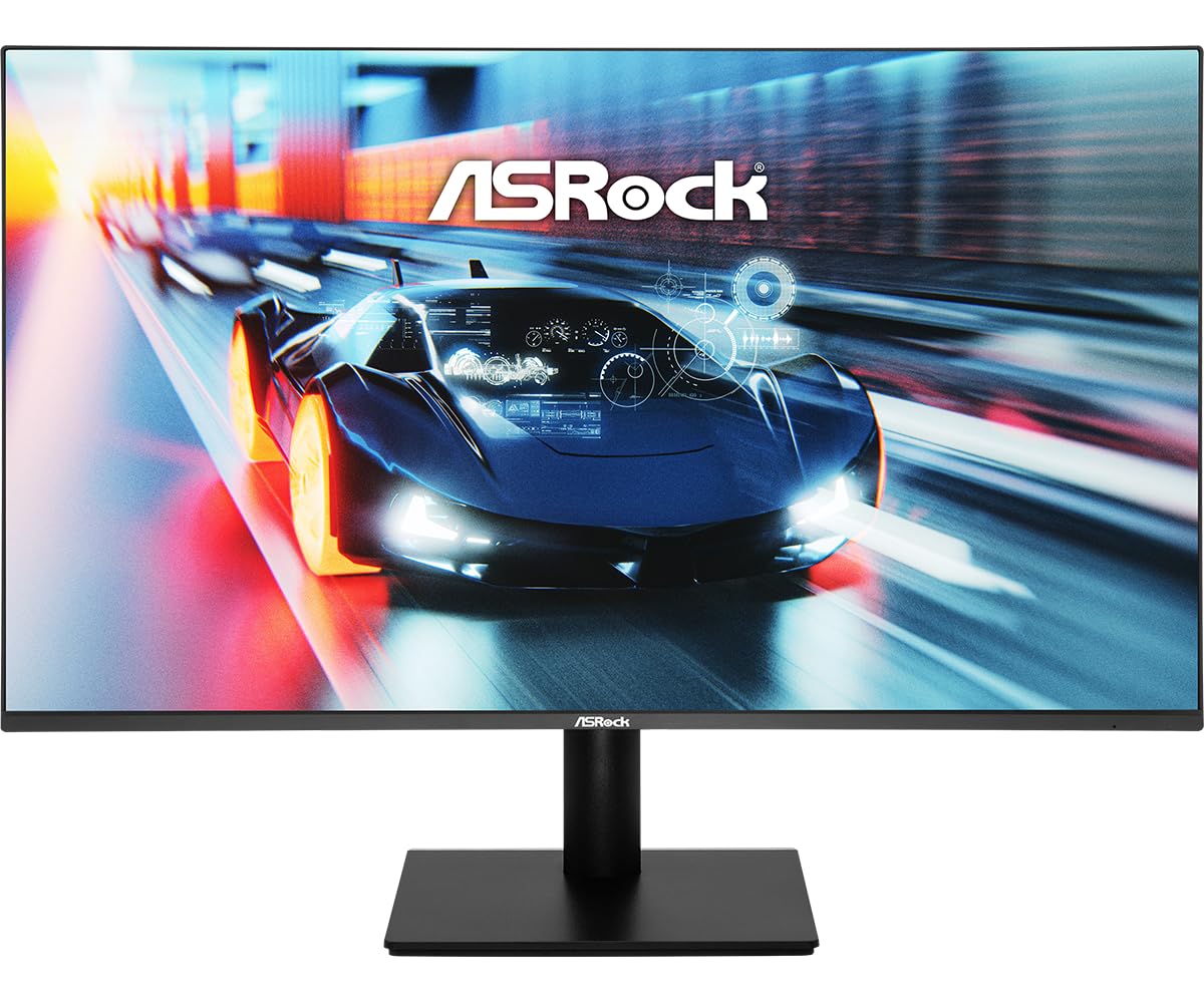 Monitor ASROCK CL25FFA,24,5",IPS (FHD),1920X1080,120HZ,1500:1,1MS,1HDMI+1VGA,Plano,Negro