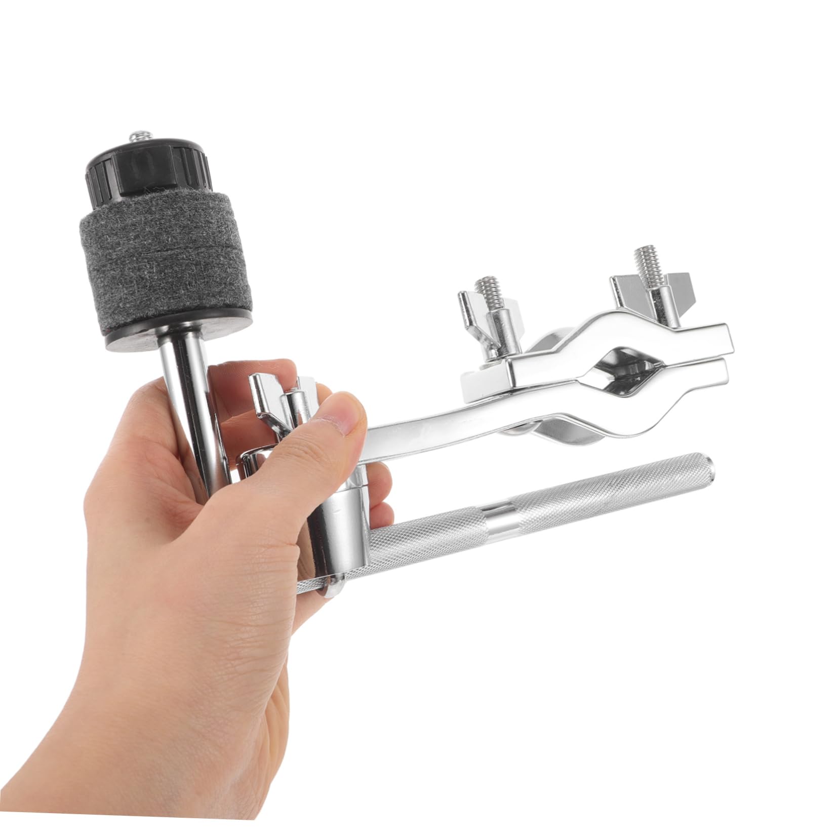 Kisangel Clip de Extensión para Platillos Brazo Articulado Sistema de Montaje para Batería para Platillos Musicales Escenarios de Percusión