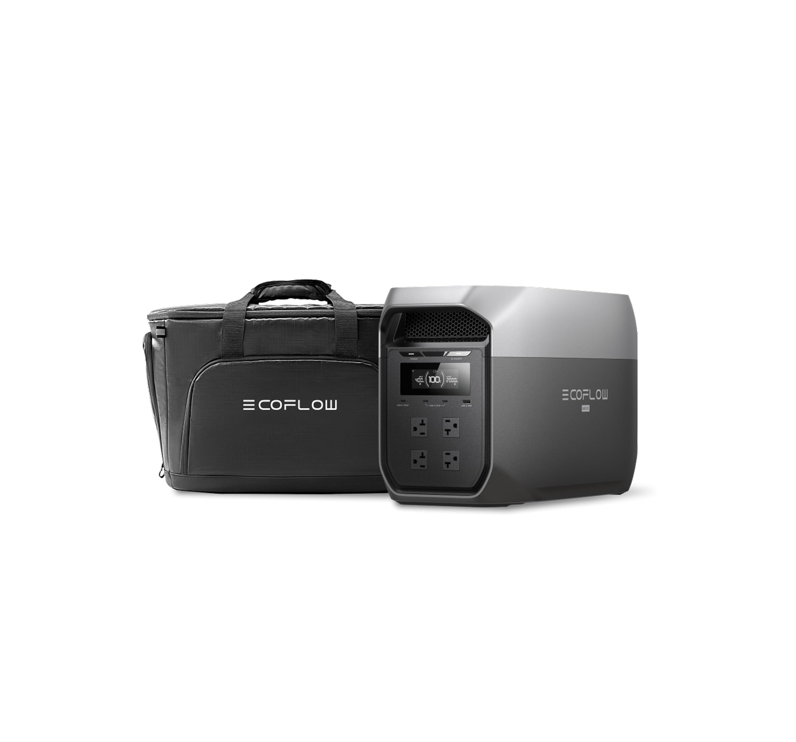 Amazon.co.jp: EcoFlow ポータブル電源 DELTA 3 Max 2048Wh + 収納