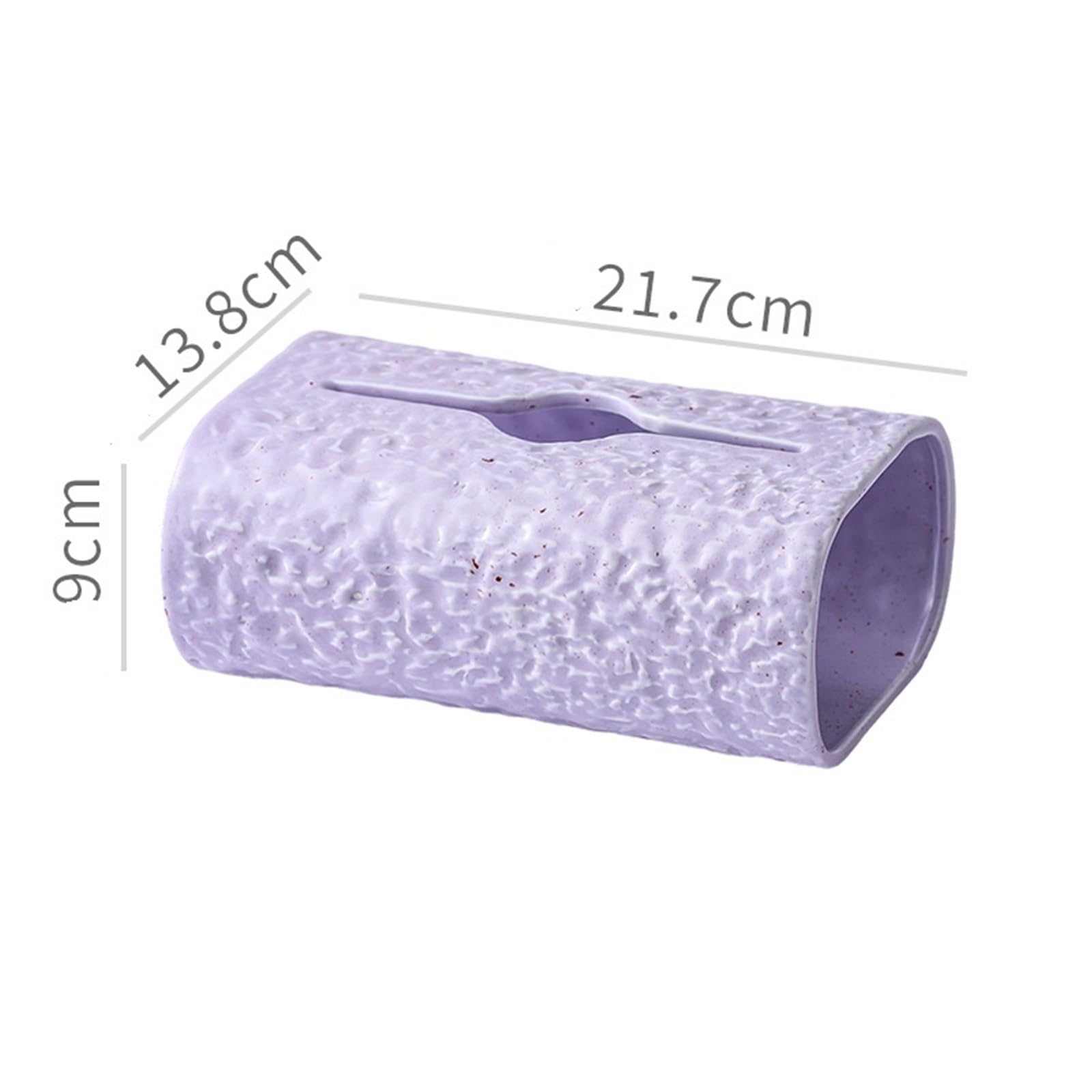 Portarrollos de Papel Caja de pañuelos cerámica Arte Lujo Ligero, Almacenamiento Escritorio Texturizado Estilo nórdico Imprescindibles para el salón