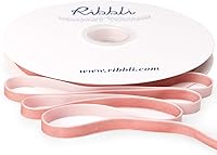 Vista 48 de Ribbli - Cinta de terciopelo marrón de 1 pulgada, carrete continuo de 25 yardas - Cinta navideña marrón para envoltorios de regalo, manualidades