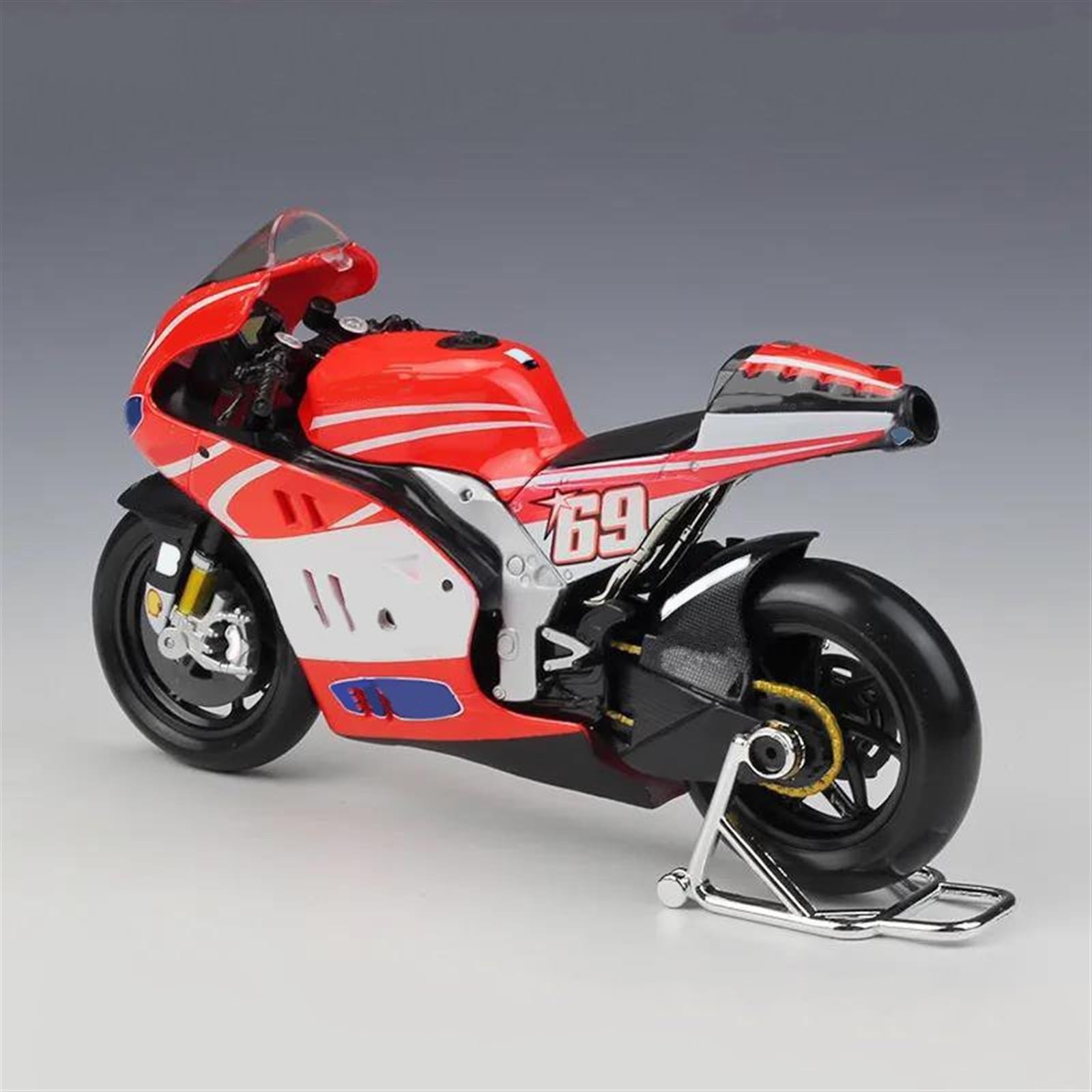 SEYXF Motorbike Toy Motorcycle Simulation Diecast Model Collection Gift 1:10 for Ducati Desmosedici 2013