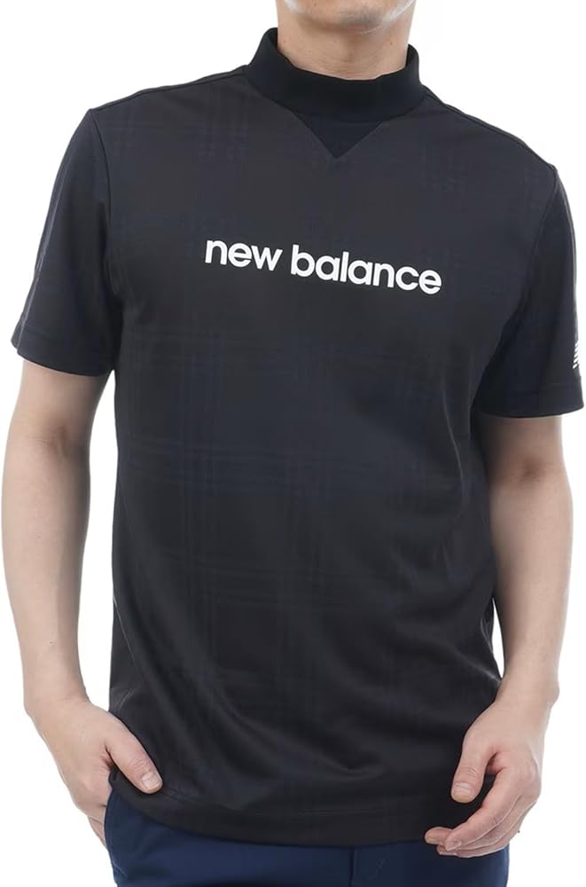 ニューバランスゴルフ モックネック シャツ ブラック サイズ6 Amazon.co.jp: [ニューバランス] ゴルフ メンズ 半袖 モック