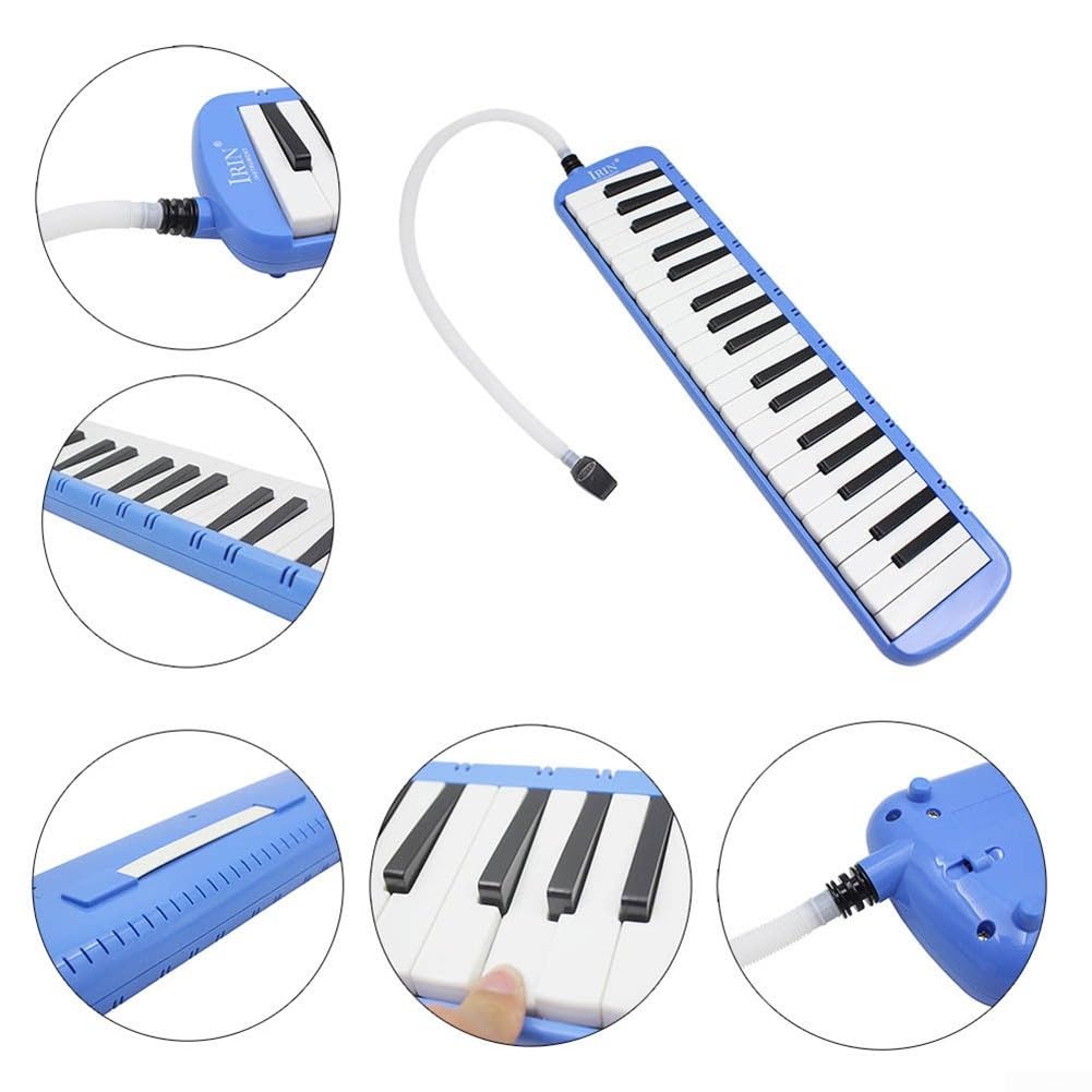 Melodica per principianti con 37 tasti, modi di suonare multiple, comoda borsa per il trasporto ()