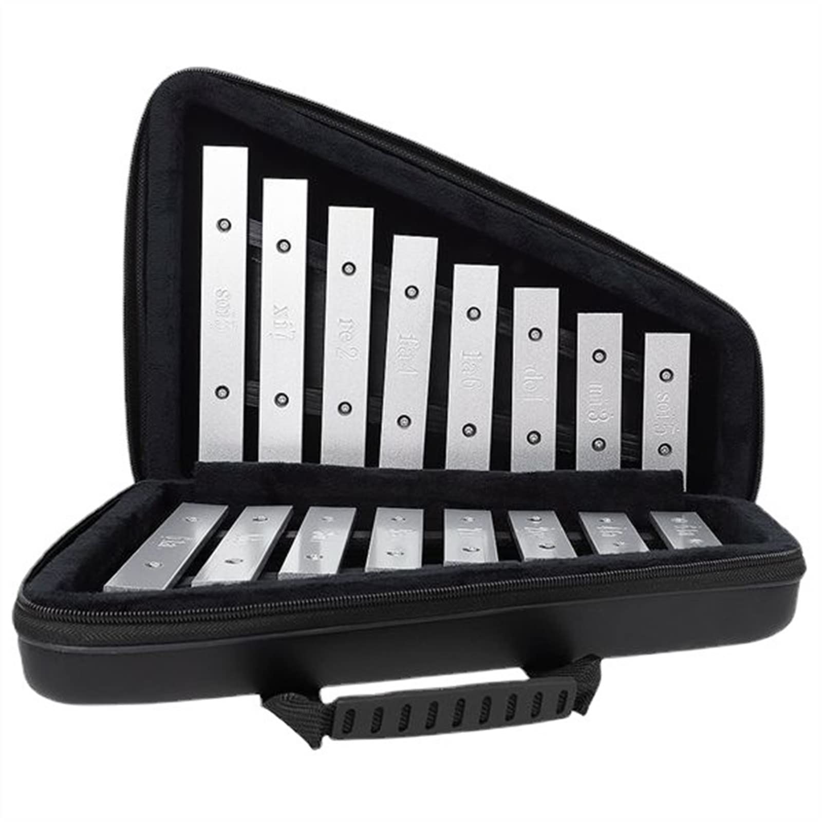 Percussão Musical Piccolo Carillon Piastra In Alluminio Pianoforte Scatola In Pelle Percussioni Pianoforte Musica Illuminazione Sussidi Didattici Bussare Pianoforte Xilofoni