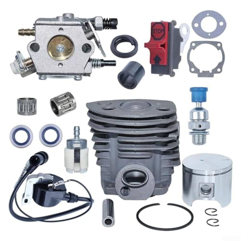 Kit de pistón de 46 mm para la serie 55 50 51 con piezas de repuesto completas para una funcionalidad óptima del motor