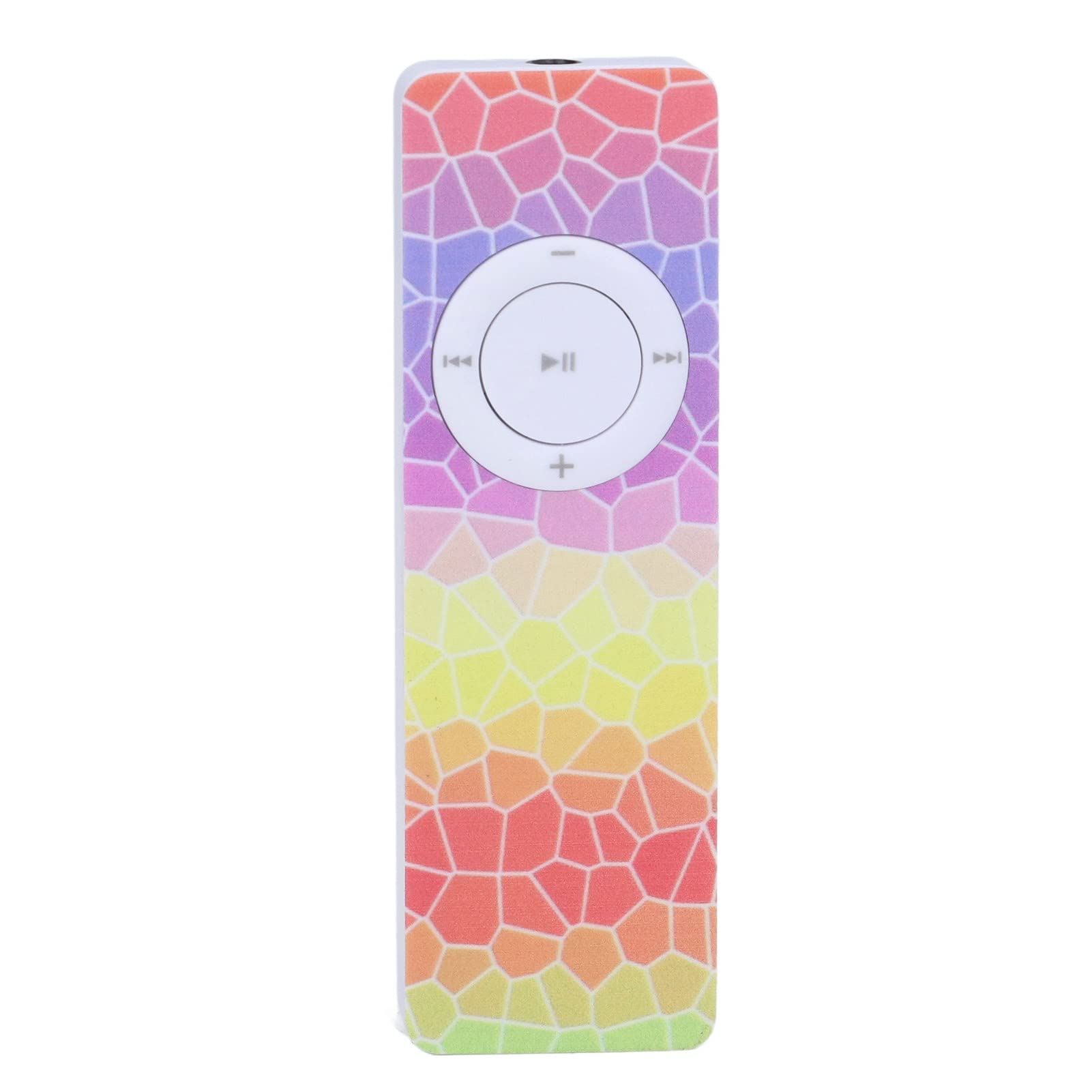 Music Player Build in Speaker, Portable MP3 Player with Up to 64GB Memory Support, HiFi Sound, Ideal for Active Lifestyles and School Gifts (C)