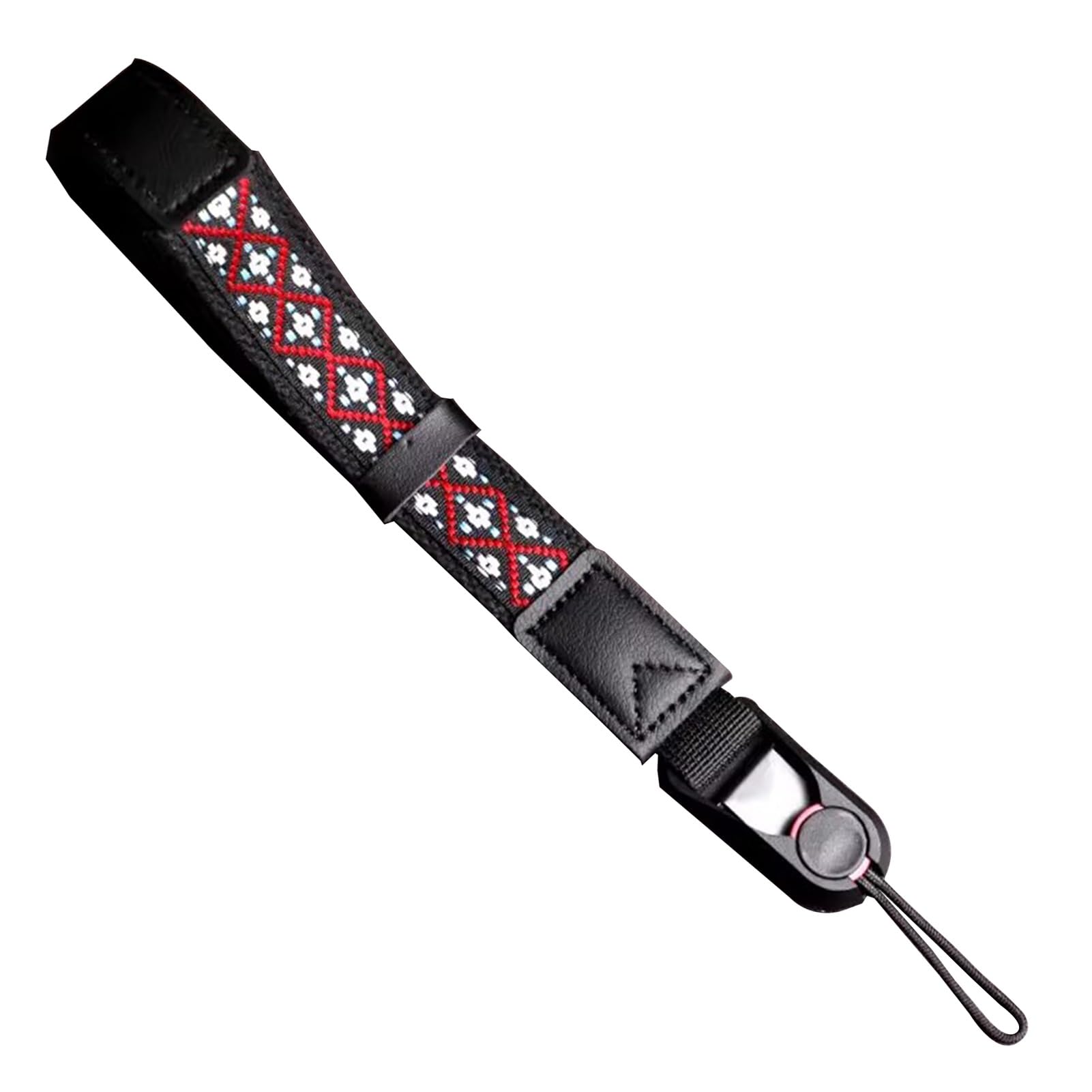 Flyiodfcxv Black Camera Strap, Embroidery Camera Wrist Strap, With Nylon Rope For Photographers, Soft